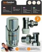 Zestaw termostatyczny kątowy Idmar OPTZZTKC.408