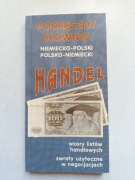 HANDEL - PODRĘCZNY SŁOWNIK NIEMIECKO-POLSKI POLSKO-NIEMIECKI