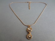 Naszyjnik złoty LBVYR cyrkonie regulowany NOWY!