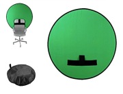 Tło fotograficzne zielone 130 cm na fotel Green Screen 