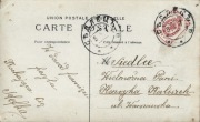 Zabór rosyjski kartka lokalna Siedlce 5.03.1907 Ilustracja „Porzucona” 