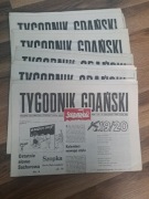 TYGODNIK GDAŃSKI Solidarność 10 numerów 1989 rok