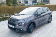 Citroen C3  SHINE, 2018, szary, niski przebieg, stan idealny POLSKI salon