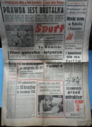 Gazeta SPORT z  2.X.1981r.Wisła Kraków-wzmianka