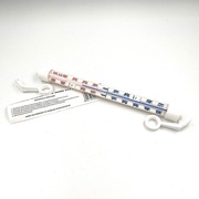 Termometr okienny biały plastikowy z uchwytami na okno PCV do montażu nowy 