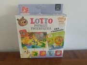 Lotto Poznaję zwierzątka / Mały miś to lubi / dzieci 3+