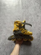 Rolki regulowane dziecięce żołte 29-32