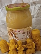 Miód wielokwiatowy 1,2 kg DUŻY SŁOIK 900 ml