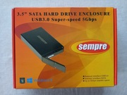 Obudowa dyski HDD SATA 3,5" USB 3.0 