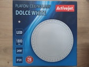 Plafon sufitowy LED Activejet AJE-DOLCE WHITE biały neutralny nowy 49 cm