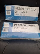 Prześcieradło z gumką 160x200 białe 