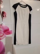 Sukienka zara. Czarno biala. M