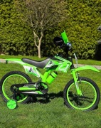 Rower CROSS 16 cali zielony/czerwony 