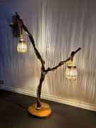 LAMPA Z DREWNA HANDMADE