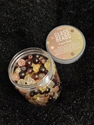 Szklane koraliki Avec do robienia biżuterii bransoletek brązowe cola