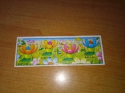 Kwiaty Instrukcja obsługi ulotka karteczka od kinder niespodzianki