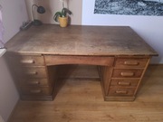 Stare drewniane biurko antyk