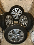 Komplet kół zimowych + kołpaki Toyota Yaris