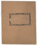 Zeszyt sprzed wojny - z mapą Polski z tyłu