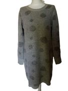 Długi sweter sukienka tunika z dzianiny r M/L