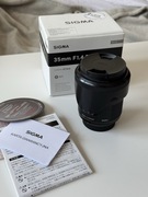 Sigma 35mm f/1.4 DG Art – Nikon F + filtr CPL K&F Concept