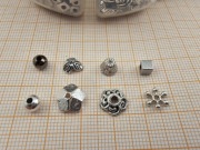 700szt przekładki nakładki kulki czapeczki MIX met