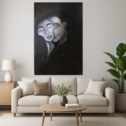 Obraz nowoczesny 80x120 intymność 