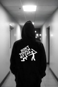 Męska Czarna Bluza M Don't Touch My Car Wersja 2