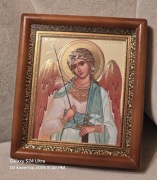 Ikona prawosławna w kiocie Anioł Stróż Anhieł Chranitiel. 