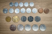 Monety SŁOWACJA halerze i korony 1993-2001 (22 monety)