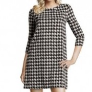 H&M sukienka XS. czarno-biała pepitka 34/36