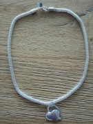 Chocker na szyję posrebrzany