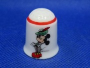 Naparstek Kolekcjonerski Porcelanowy Reutter Germany Mickey Mouse Disney 