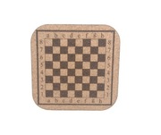 Podkładki korkowe 4szt.  z grawerem, nadrukiem