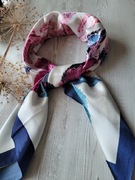 Apaszka duża krem granat amarant 