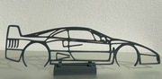 Model sylwetka Ferrari F40 druk 3d