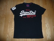 SUPERDRY T-SHIRT MĘSKI GRANAT ROZM. L BDB-