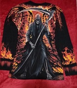 Longssleve bluza cienka Spiral ognista śmierć niep