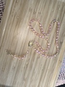 Różaniec, rękodzieło - różowy