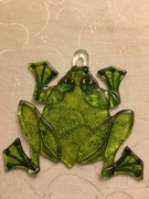 Witrażyk zawieszka żaba