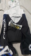 Spodenki kolarskie na szelkach Orbea fajne na rower rowerowe+okulary