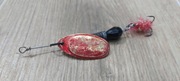 Błystka - obrotówka nr 4- XTR Fishing kolor Bordo