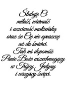 Plakat ślub cytat przysięga małżeństwo 21x30