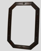 Rama do lustra, obrazu, dębowa, ośmiokątna lata 20te 53/83cm