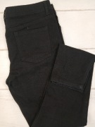 Next jeansy damskie M 38 skinny czarne wysoki stan dopasowane rurki 