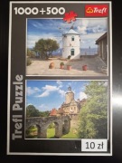 Puzzle trefl 1000 + 500 Zakhyntos Grecja + Zamek Czocha