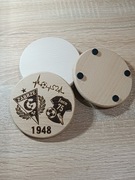 Unikalna Drewniana podkładka pod kubki filiżanki szklanki