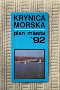 Krynica Morska - plan miasta wyd. 1992