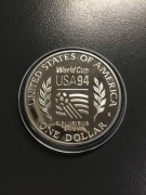 ONE DOLLAR 1994 USA * WORLD CUP ’94 * PROOF Ag .900 * MONETA KOLEKCJONERSKA