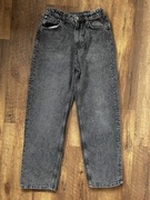 Jeansy H&M 158 jeansy loose fit jeansy szerokie nogawki 